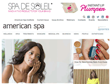 Tablet Screenshot of americanspa.com